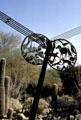 Sculpted mobile showing desert animals at Living Desert Gardens. Palm Desert, CA.