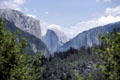 Half Dome wide view in Yosemite National Park. CA.