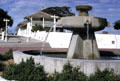 Fountain on Custom House Plaza. Monterey, CA.