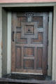 Front door of Stokes adobe. Monterey, CA.