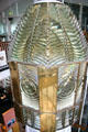 Lighthouse 1,000-prism Fresnel lens from Point Sur Light Station in Maritime Museum. Monterey, CA.