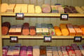 Scented soaps in shop on Cannery Row. Monterey, CA.