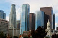 Skyline of downtown Los Angeles. Los Angeles, CA.