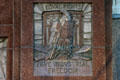 Times-Mirror Building detail of carved eagle to equal rights & true industrial freedom. Los Angeles, CA.