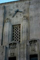 Times-Mirror Building detail of clock & moderne carvings. Los Angeles, CA.