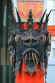 Fanged face at Mann's Chinese Theatre. Hollywood, CA.
