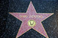 Mary Pickford star on Hollywood Walk of Fame. Hollywood, CA.
