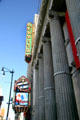 Columns of former Masonic Temple & El Capitan Theater on Hollywood Blvd. Hollywood, CA.