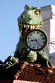 Ripley's Believe It Or Not T-Rex biting clock on former C.E. Toberman Co. Building. Hollywood, CA