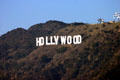 Hollywood sign close-up. Hollywood, CA