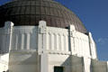 Art Deco details of Griffith Observatory. Los Angeles, CA.