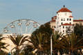 Ferris wheel & Ocean Center Building. Long Beach, CA.