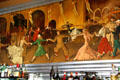Art Deco mural in Observation Bar on Promenade Deck of Queen Mary. Long Beach, CA.