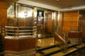 Art Deco elevator area on Queen Mary. Long Beach, CA.