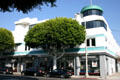 Merle Norman Building with tower like ocean liner. Santa Monica, CA.