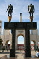Olympic Gateway by Robert Graham before Memorial Coliseum. Los Angeles, CA