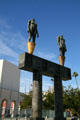 Olympic Gateway by Robert Graham before Memorial Coliseum. Los Angeles, CA.