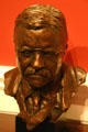 Bronze bust of Teddy Roosevelt at Reagan Museum. Simi Valley, CA.