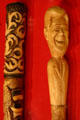 Walking sticks with likeness of Reagan given to President at Reagan Museum. Simi Valley, CA.