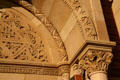Details of carvings on Royce Hall. Los Angeles, CA.