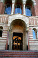 Powell Library entrance resembles Church of San Zenove in Verona, Italy. Los Angeles, CA.