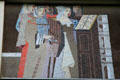 Detail of history of music mural by Richard Haines on Schoenberg Music Hall. Los Angeles, CA.