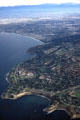 Palos Verdes from air looking north. CA