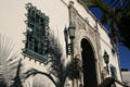 Spanish Renaissance Beverly Hills City Hall entrance. Beverly Hills, CA.