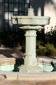 Fountain at Beverly Hills City Hall. Beverly Hills, CA.