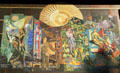 Mosaic mural on Beverly Hills Washington Mutual building by Millard Sheets. Beverly Hills, CA.