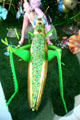Bejeweled grasshopper in Nieman Marcus window display. Beverly Hills, CA.