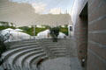 Outdoor covered amphitheater at Skirball Cultural Center. Los Angeles, CA.