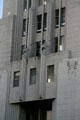 Art Deco details of Wilshire Tower. Los Angeles, CA.