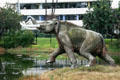 American Mastodon statue at La Brea Tar Pits. Los Angeles, CA.