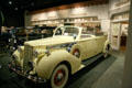 Replica of early strip mall with 1939 Packard at Petersen Automotive Museum. Los Angeles, CA.