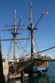 Tall ship Hawaiian Chieftain at LA Maritime Museum. San Pedro, CA.