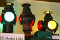 Railway lanterns at Lomita Railroad Museum. Lomita, CA.