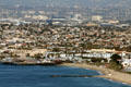 View of area south of Los Angeles International Airport from Rancho Palos Verdes. Los Angeles, CA.