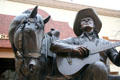 Statue of Gene Autry, singing cowboy, by De L'Esprie at Autry National Center. Los Angeles, CA.