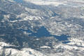 Aerial view of Lake Arrowhead, CA.