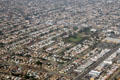 Aerial view of Inglewood residential areas. CA.