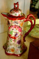 Nippon coffee pot in kitchen of Nixon Birthplace. Yorba Linda, CA