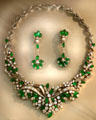 Emerald & diamond necklace given to Nixon by the Prince of Saudi Arabia Fahd bin Abd Al-Aziz at Nixon Library. Yorba Linda, CA.