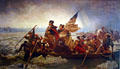 Copy of painting of Washington Crossing the Delaware River at Nixon Library. Yorba Linda, CA.