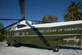 Presidential VH-3A Sea King helicopter at Nixon Library. Yorba Linda, CA.