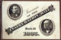 Inaugural Ball souvenir for Grover Cleveland in private collection. CA.