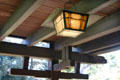 Gamble house oriental-type lamp typical of Greene & Greene houses. Pasadena, CA