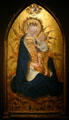 Branchini Madonna by Giovanni di Paolo of tempura in Norton Simon Museum. Pasadena, CA.