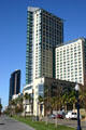 Eastern facade of The Metropolitan. San Diego, CA.