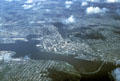Aerial view of San Diego Bay & downtown San Diego. San Diego, CA.